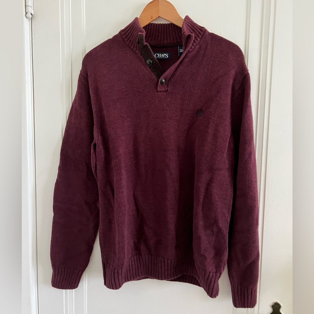 Chap’s Maroon Quarter Zip